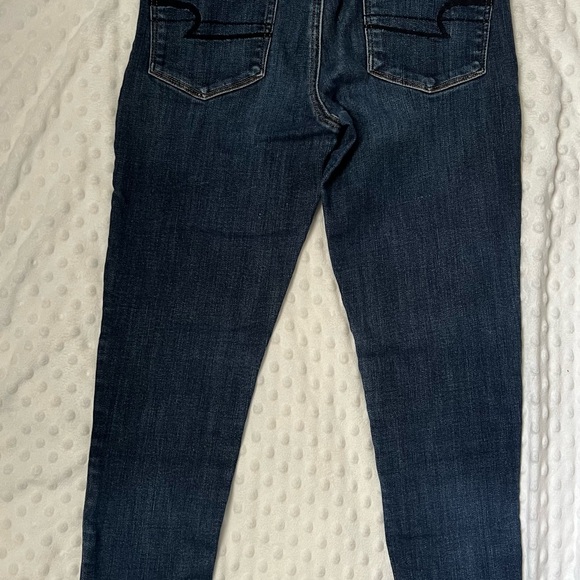 American Eagle Outfitters Women's Dark Blue Jeans - Picture 3 of 3